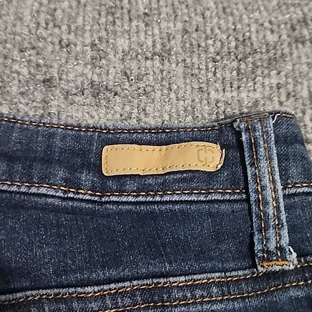 True Craft Denim Jeans Womens Juniors 7 Blue High Rise Skinny Stretch - Picture 5 of 15